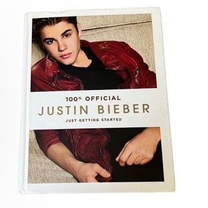 100% Official Justin Bieber Just Getting Started Hardcover book